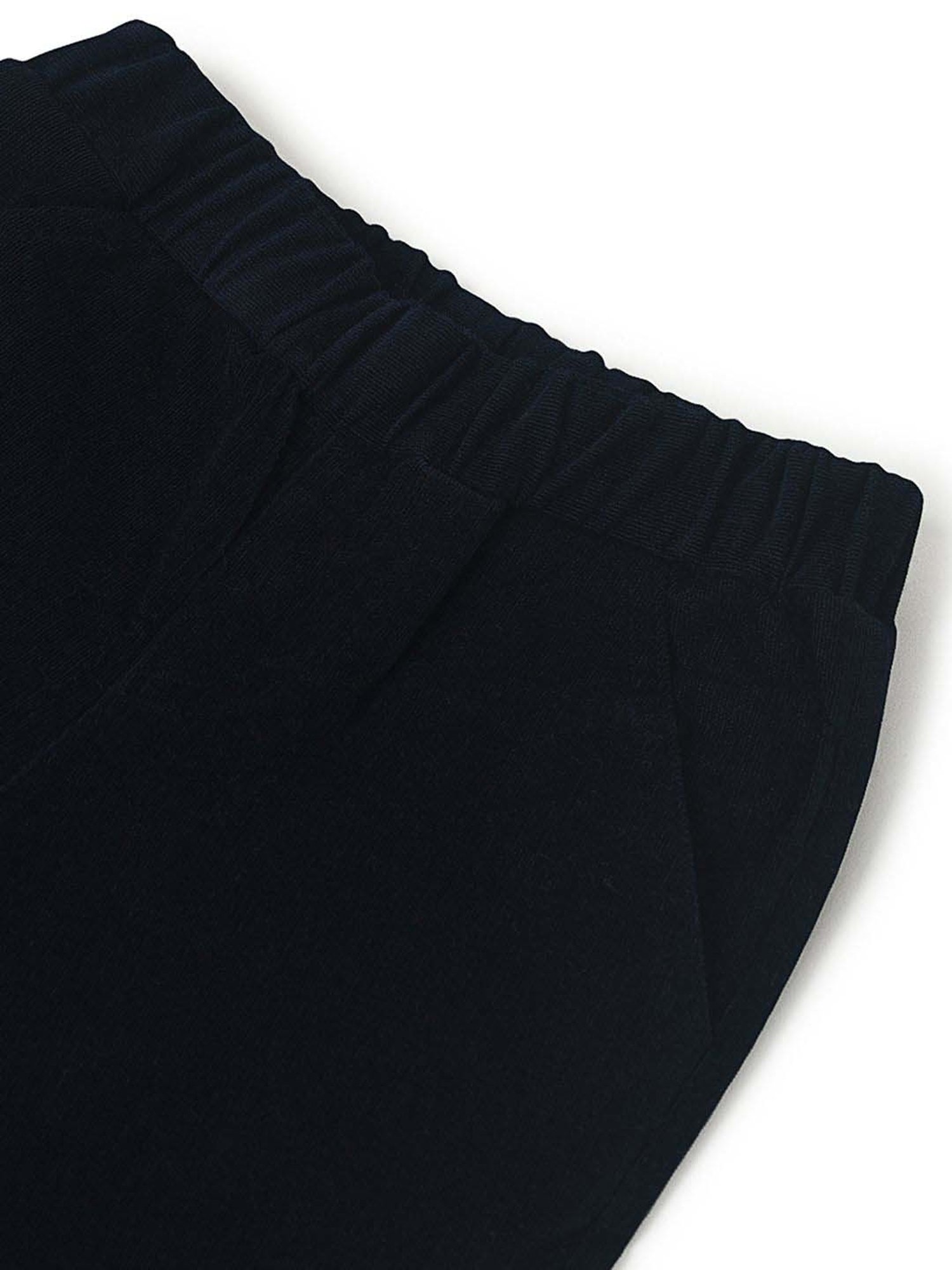 MiArcus Boys Navy Cotton Regular Fit Trousers