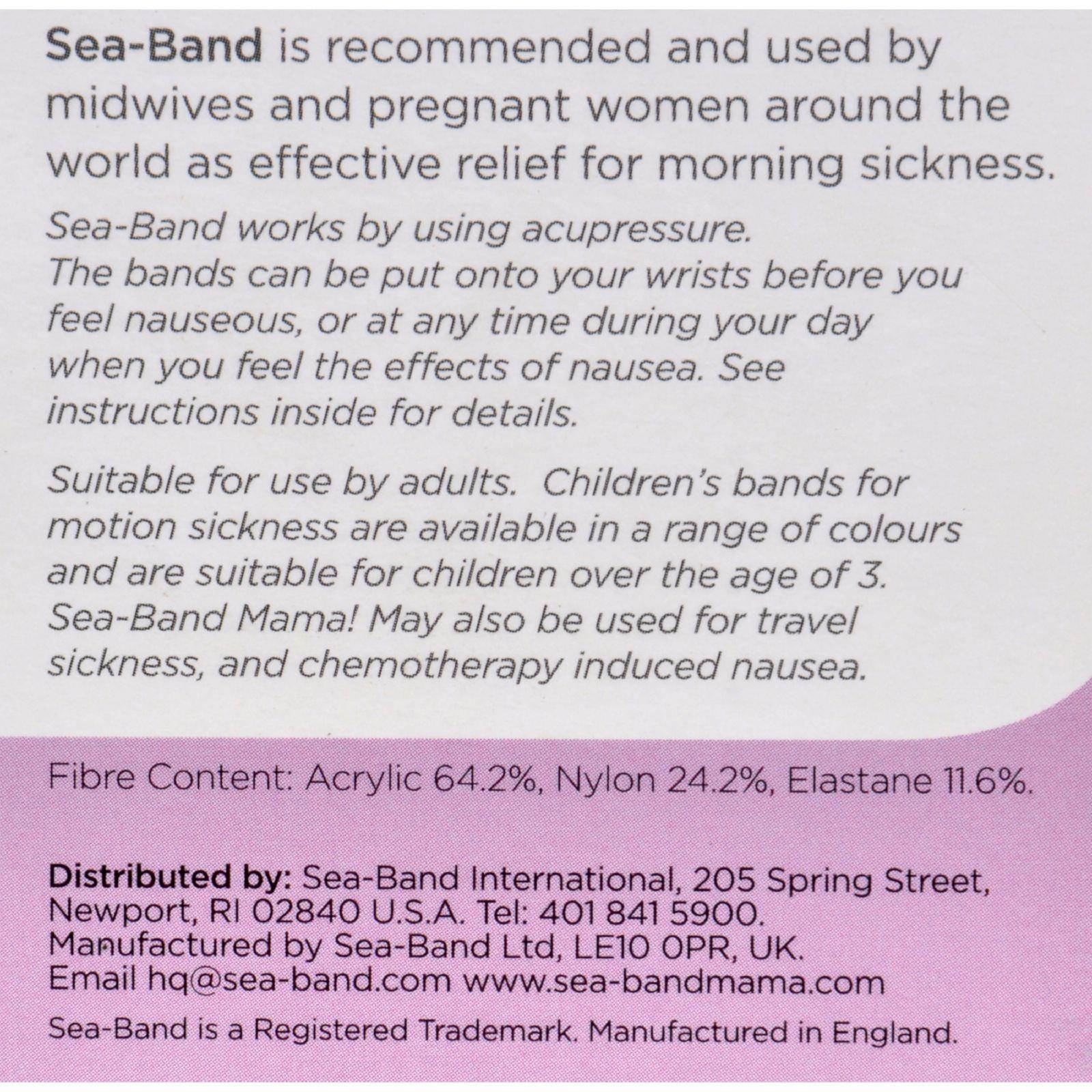 Sea-Band Mama Wristband Accupressure Maternity Care