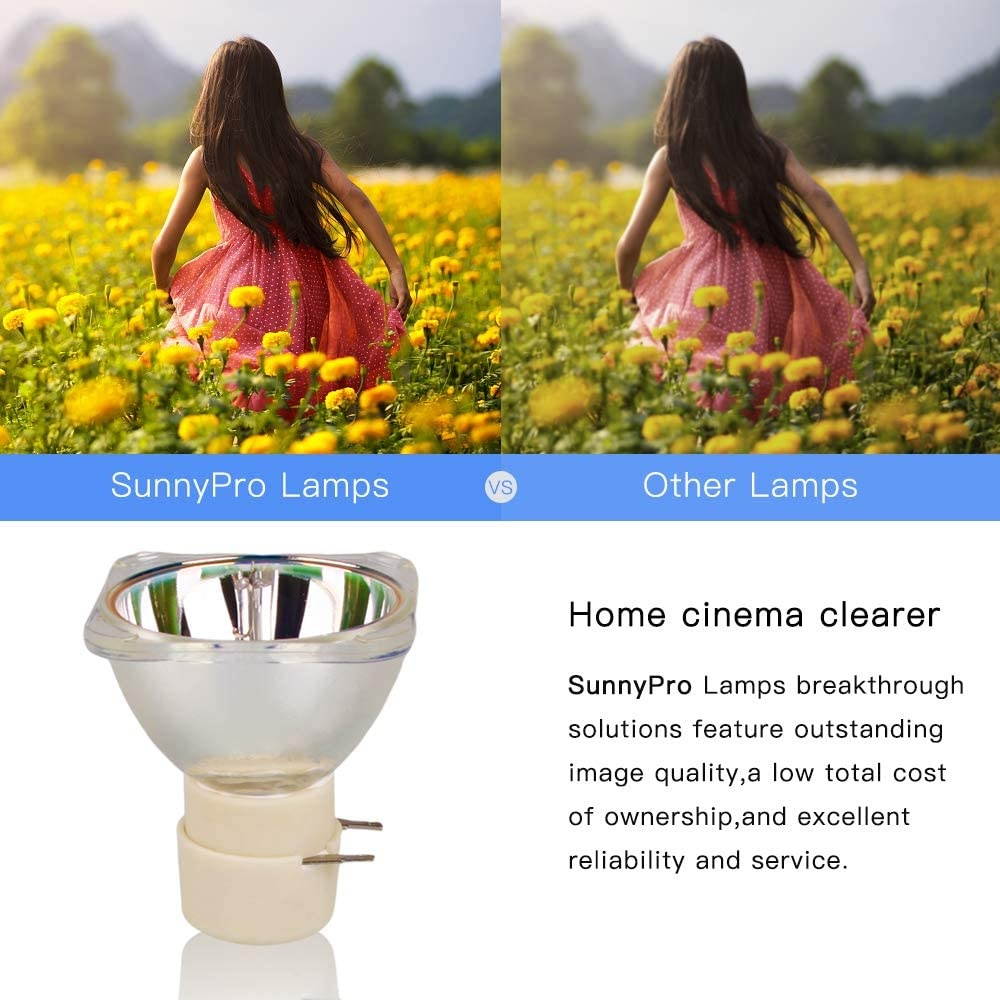 OMAIC Projector Lamp Bulb for Epson ELPLP67/ V13H010L67 Home Cinema PowerLite 500 707 710HD 750HD, W12 S12 EX5210 EX7210 EX3210 EX3212 VS210 VS220 X12 Replacement Projector Lamp/Bulb