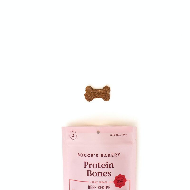 Bocce's Bakery Beef Protein Bones Dog Treats - 5oz