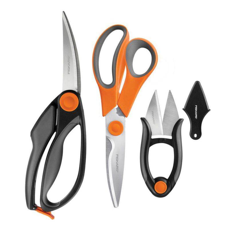 Fiskars 510061-1001 3pc Kitchen Shear Set