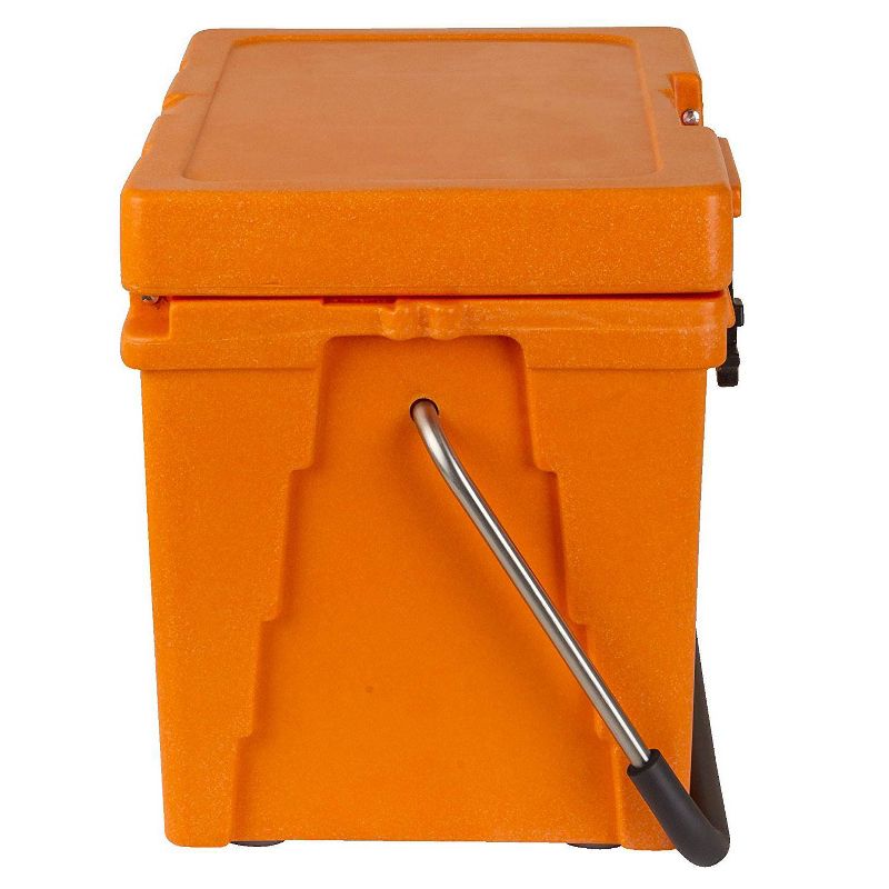 Nash Sub Z 23 Quart Heavy Duty Outdoor Portable Camping Sports Cooler, Orange