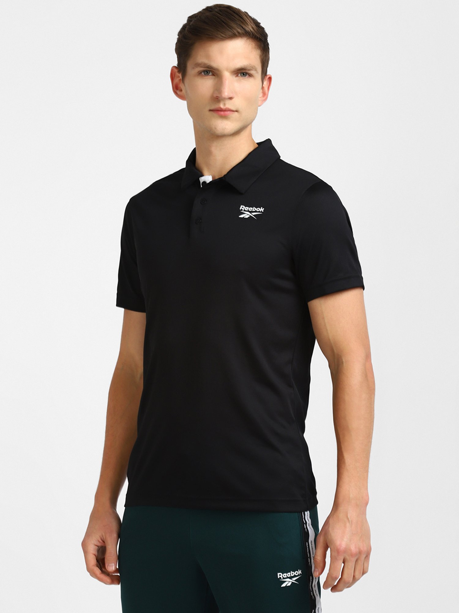 Reebok Black Polo T-Shirt