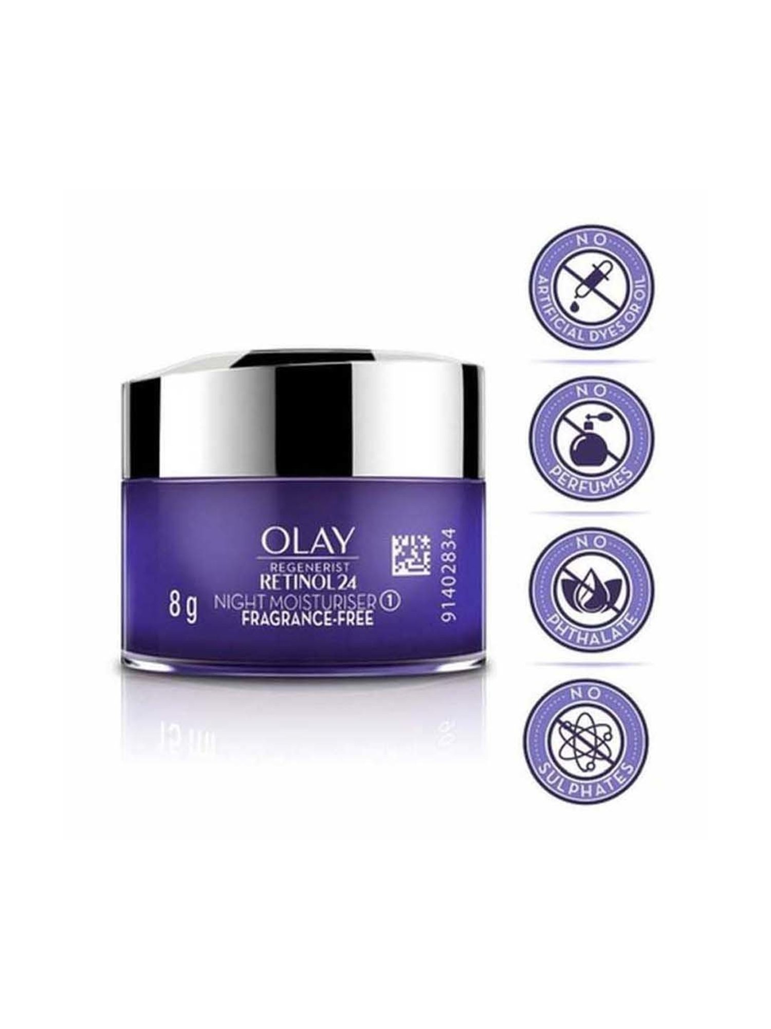 Olay Night Cream Mini Regenerist Retinol 24 Moisturiser - 8 gm
