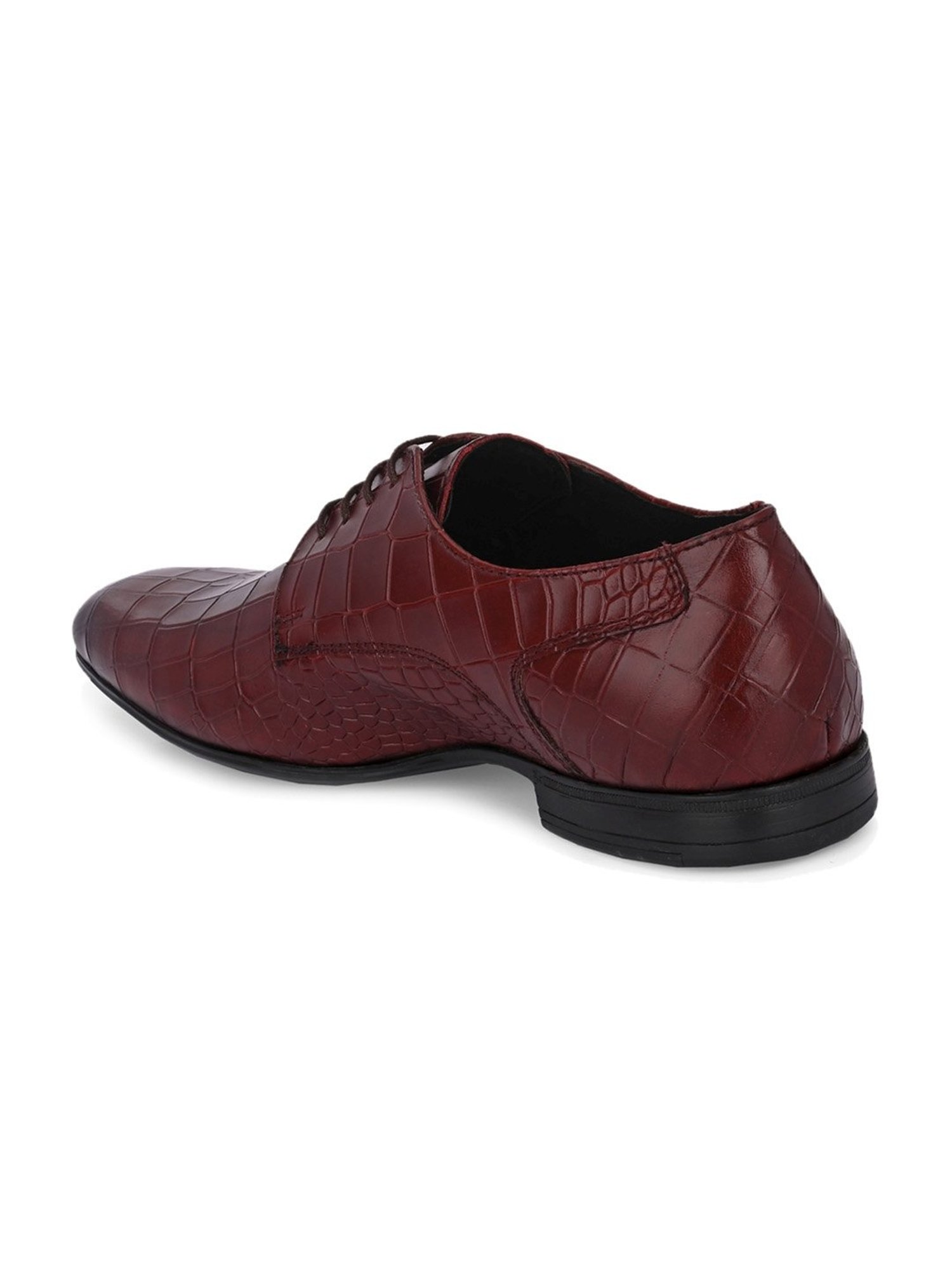 Alberto Torresi Men's Burgundy Derby Shoes