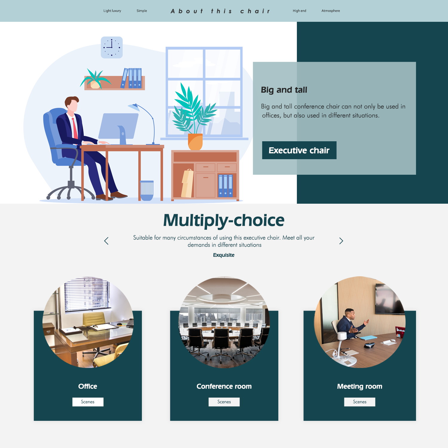 Homall Big and Tall Office Desk High Back Executive Computer Task Swivel Adjustable Leather Ergonomic Chair with Lumbar Support (Black)