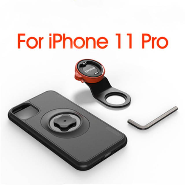 Motorcycle Phone holder For iPhone 11 Pro XsMax 8plus 7s 6 Mountain/Bike Moto Mount Cell Phone Bag Stand With Shockproof Case