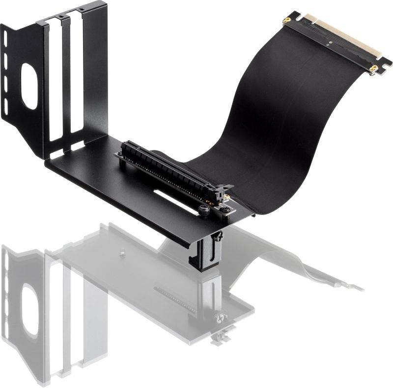 RAIJINTEK PAXX- S PCI Express 16X Gen3 riser card adapter, 200mm length, PCI Express 16X Gen3.0, position graphics cards parallel to the mainboard
