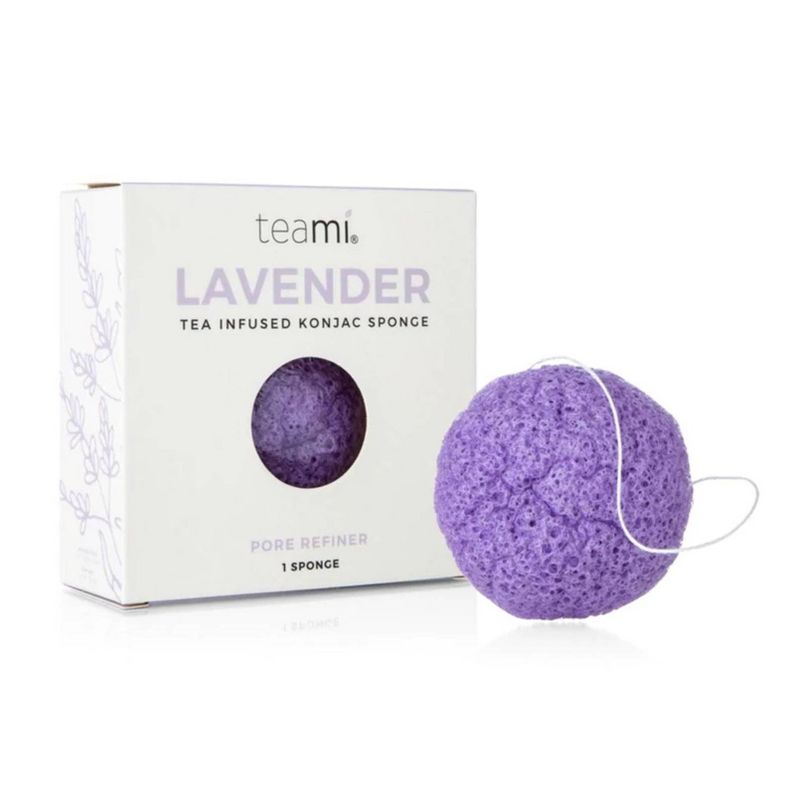 Teami Tea Infused Konjac Sponges - Lavender - 1ct