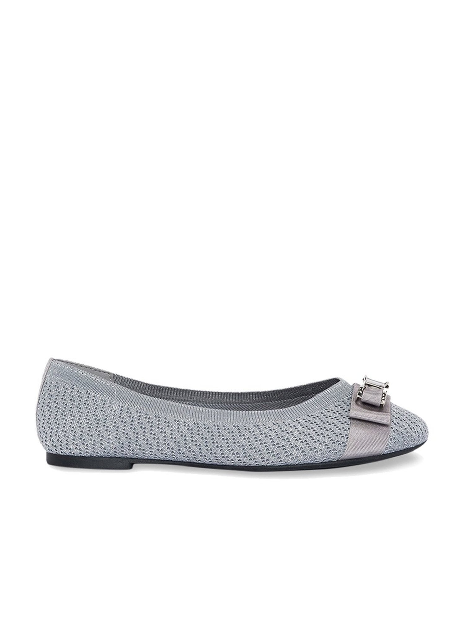 Forever Glam by Pantaloons Women's Grey Flat Ballets