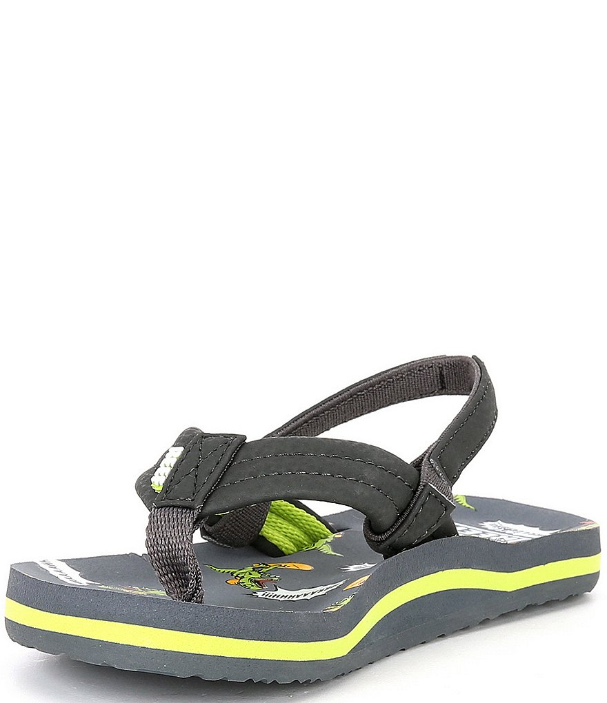 Reef Boys' Dino Brah Little Ahi Flip Flops (Infant)