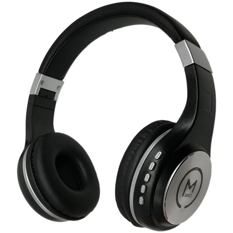 Morpheus 360 HP5500B Wireless Stereo Bluetooth Headphones, Black with Silver Accents