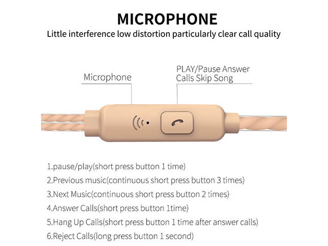 AutofeelSunriseoffice Mini Sport Headphones Wired Super Bass Stereo Earphone Hands-Free Headset With Microphone For All Phone Computer PC Xiaomi Samsung MP3