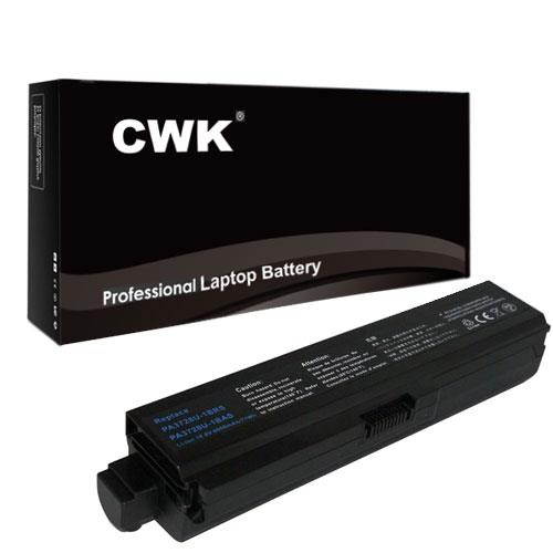 CWK 12 Cell High Capacity Laptop Notebook Battery for Toshiba Satellite A665-S5184X A665-S5185 A665-S5183X L755-S9520D L755D-SP5171LM A665-S5186 A665-S5187X A665-S5199X A665-S6079