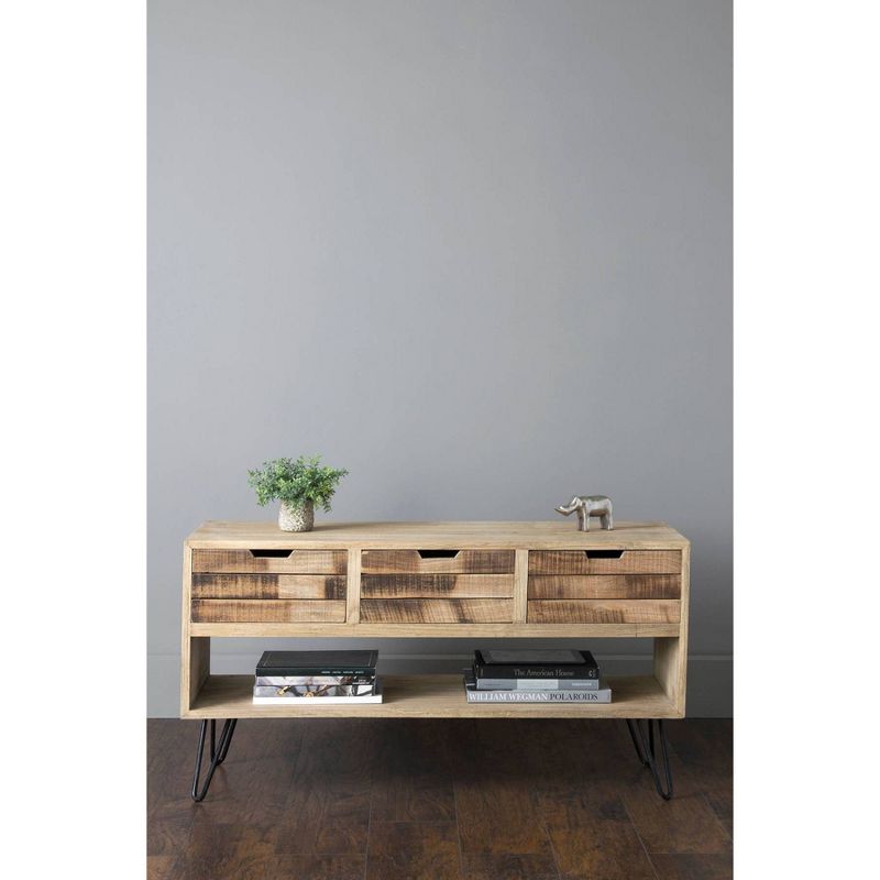 Oliver Mindi Wood Chest Brown - East at Main