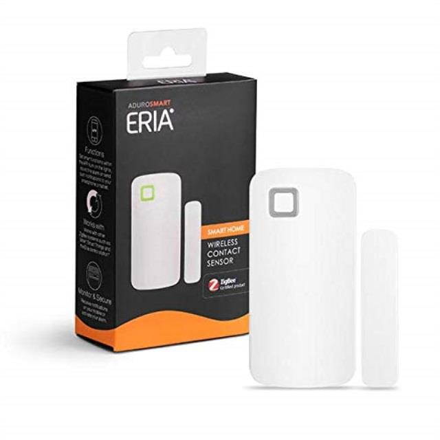 AduroSmart ERIA Smart Door + Window Sensor, Hub Required, works with ERIA / Smart Things / Wink