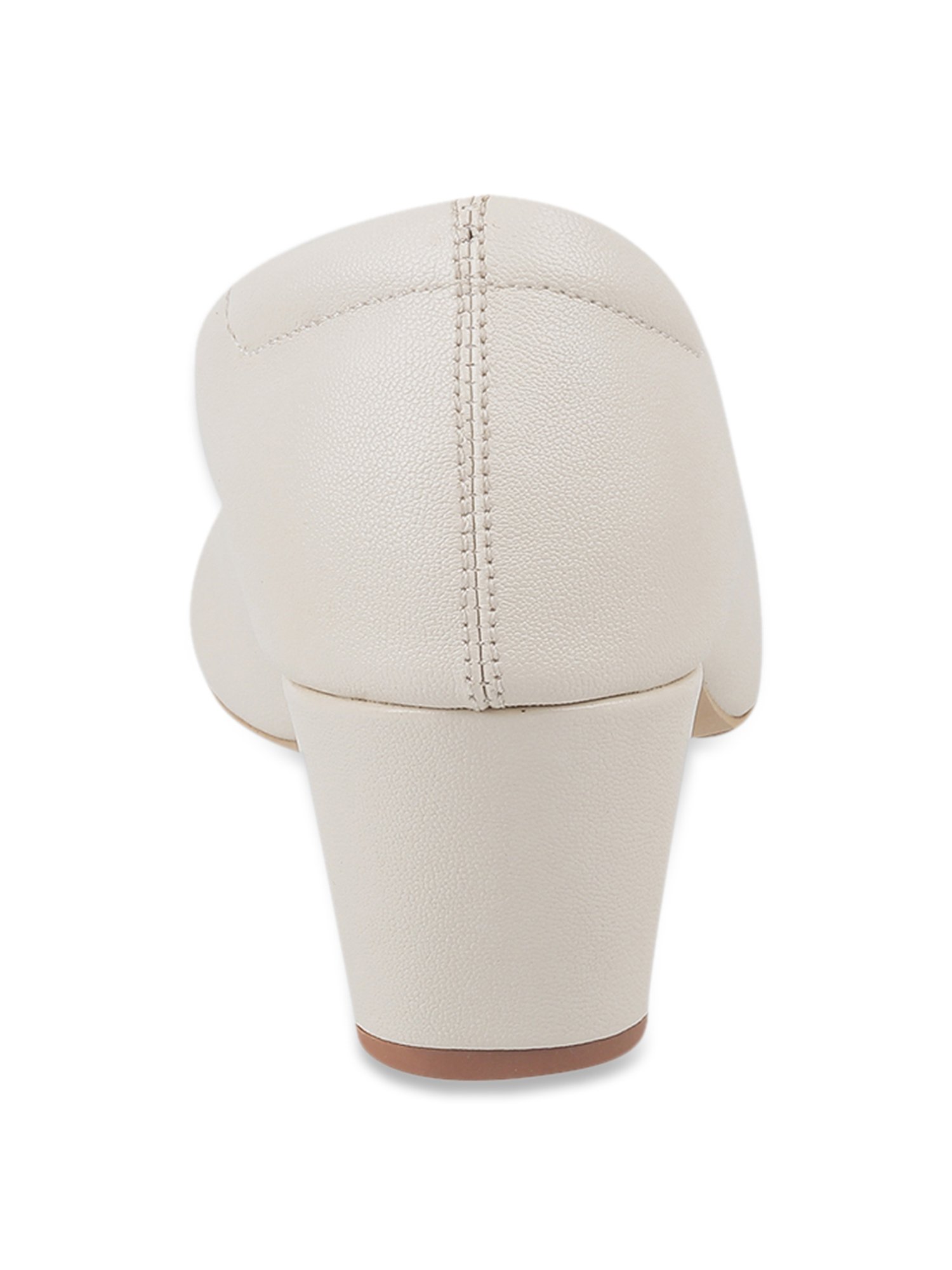 Metro Women's Off White Peeptoe Shoes