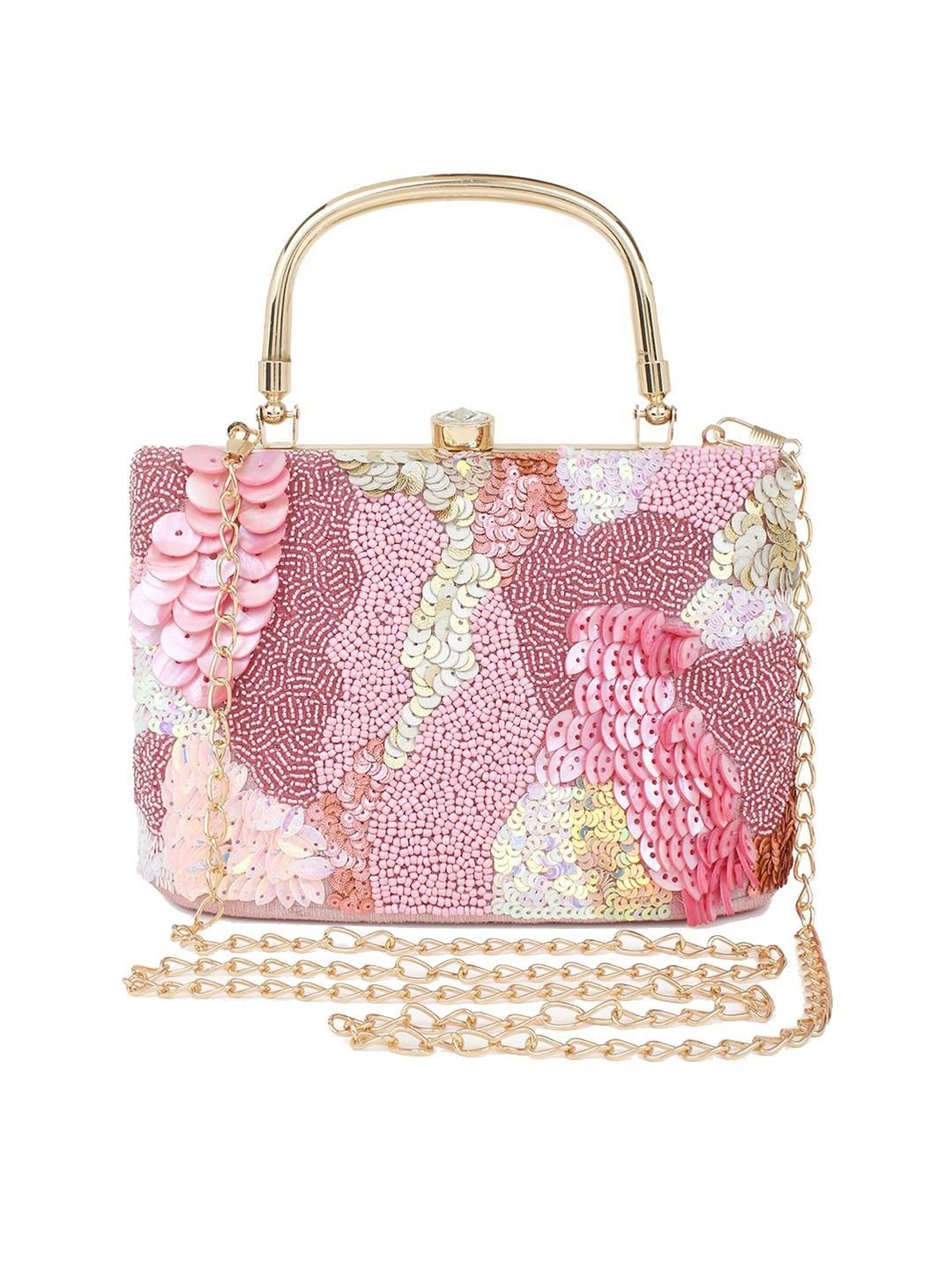 Spice Art Pink Clutch
