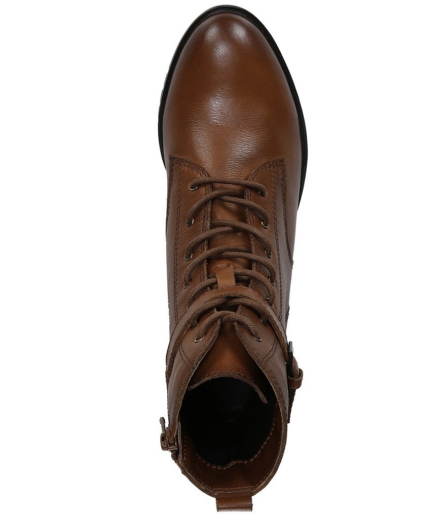 Naturalizer Sycamore Leather Moto Block Heel Booties