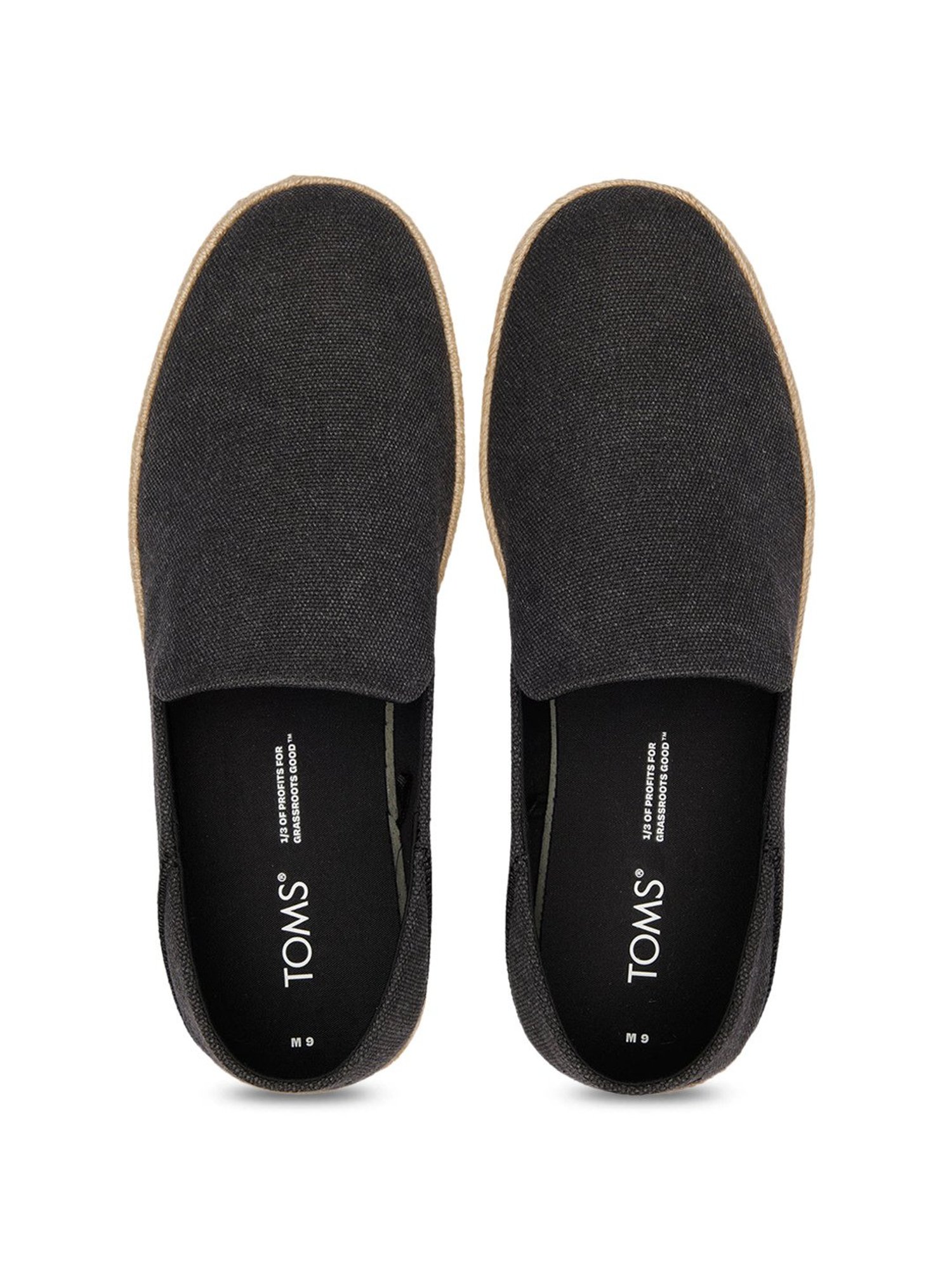 Toms Men's Santiago Black Loafers