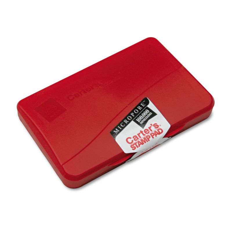 Carter's Micropore Stamp Pad 4 1/4 x 2 3/4 Red 21271