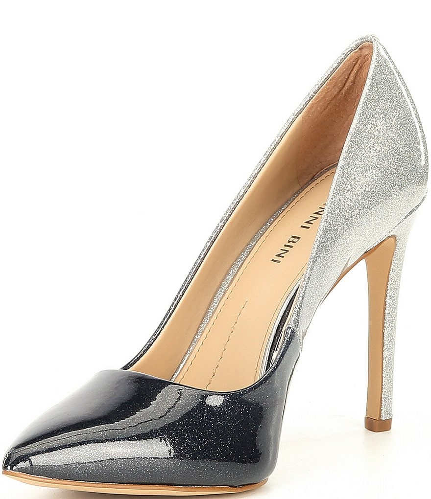 Gianni Bini IvyyaTwo Tone Ombre Patent Pointy-Toe Pumps