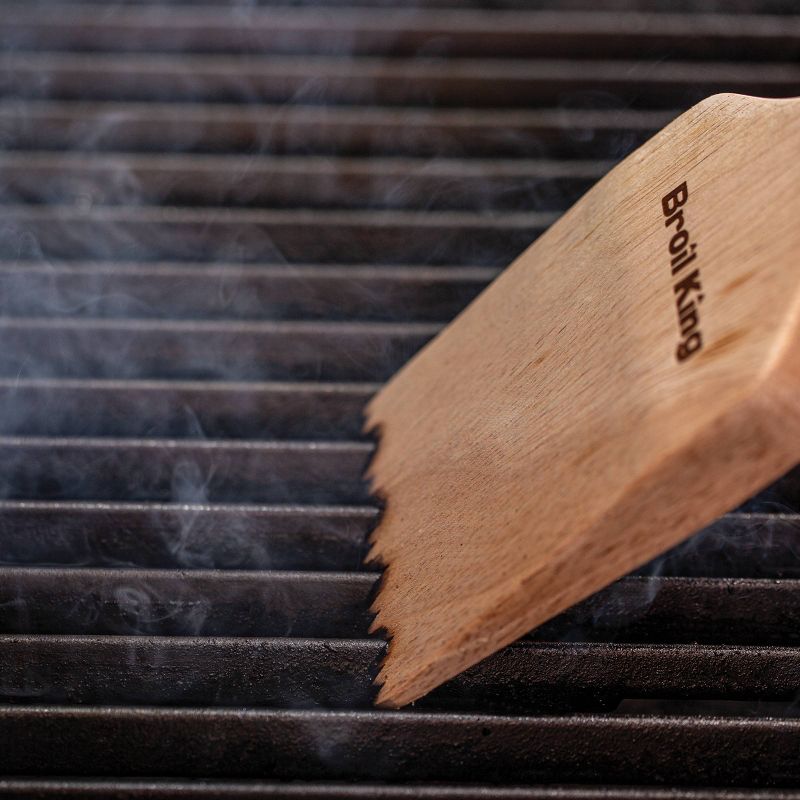 Broil King Grill Brush Scraper Wood