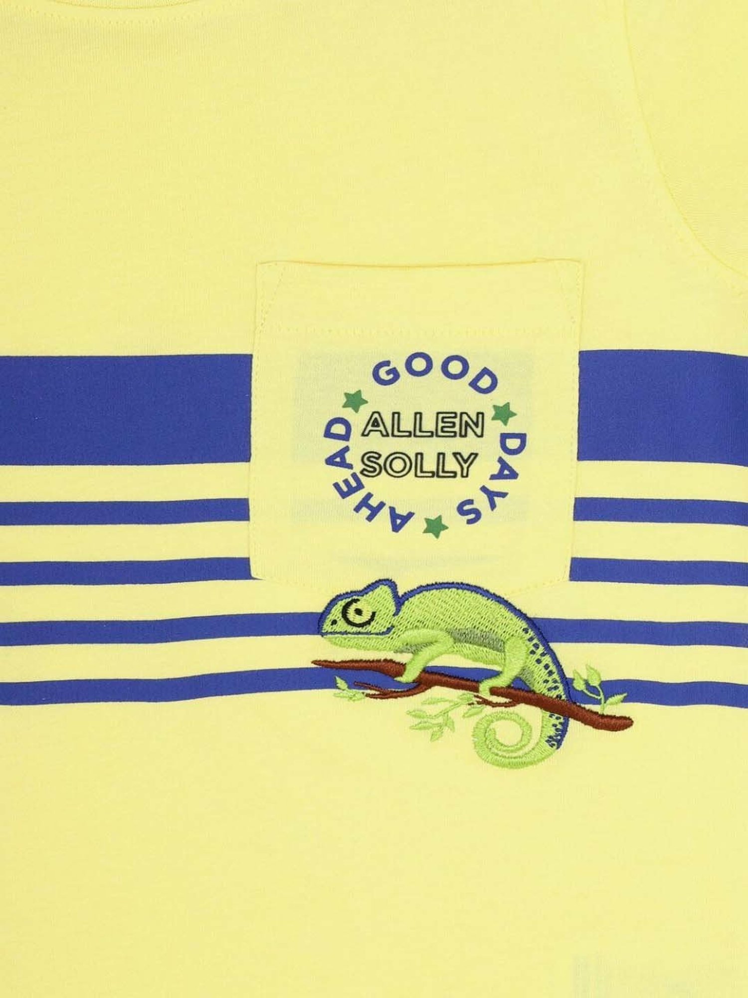 MINIKLUB Boys Blue Printed Full Sleeves T-Shirt