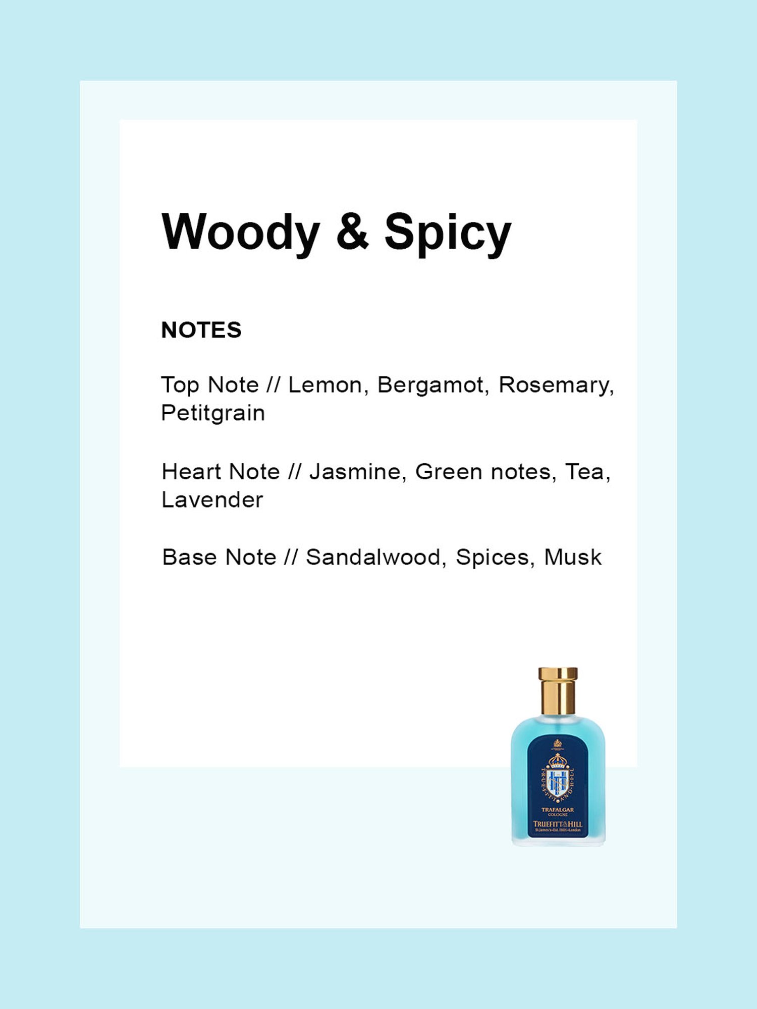 Truefitt & Hill Trafalgar Eau de Cologne for Men - 100 ml