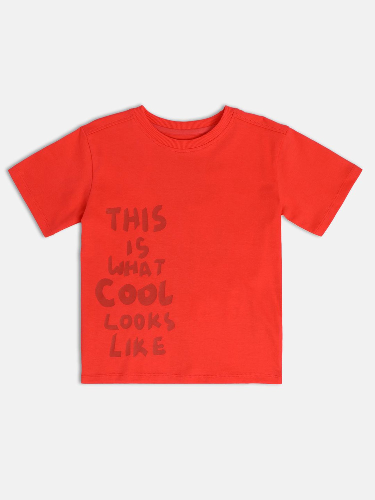 MINIKLUB Kids Red Printed T-Shirt