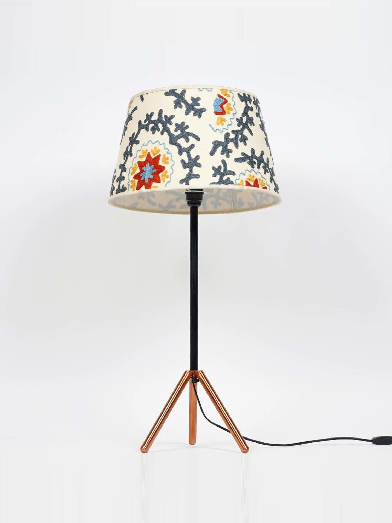 Kapoor E Illuminations Green Study Table Lamp - Set of 1