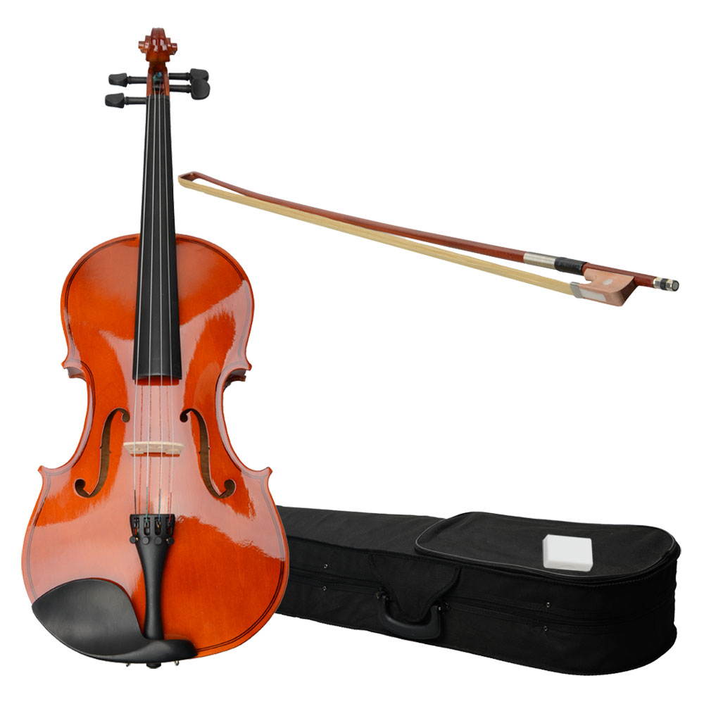 15" Student Professional High Quality Acoustic Viola w/ Case + Rosin + Bow