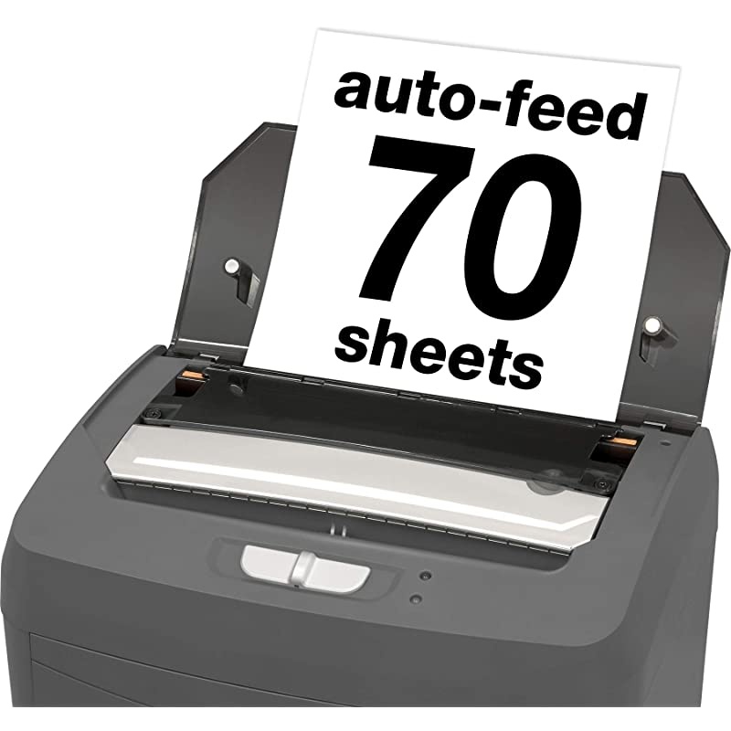 70Sheet Autofeed Microcut Paper Shredder