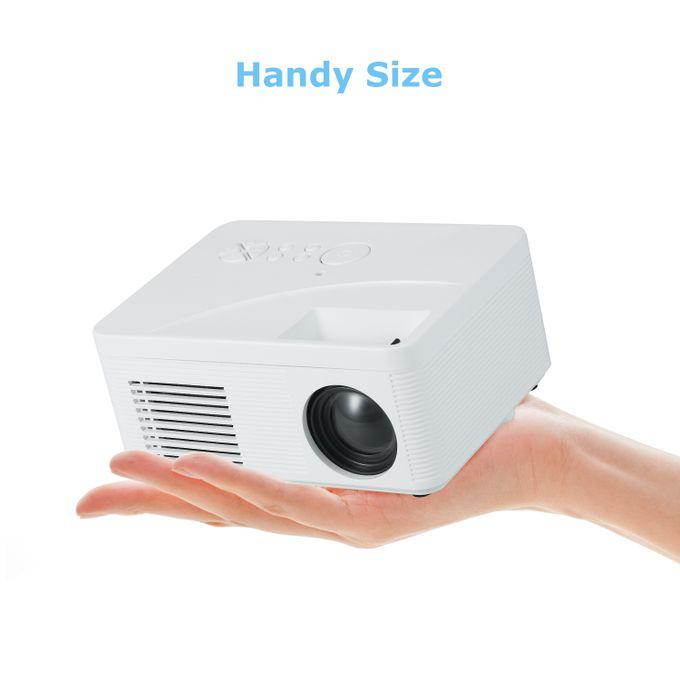 Mini Projector 1080P HDMI 400Lumens Portable Phone Projector