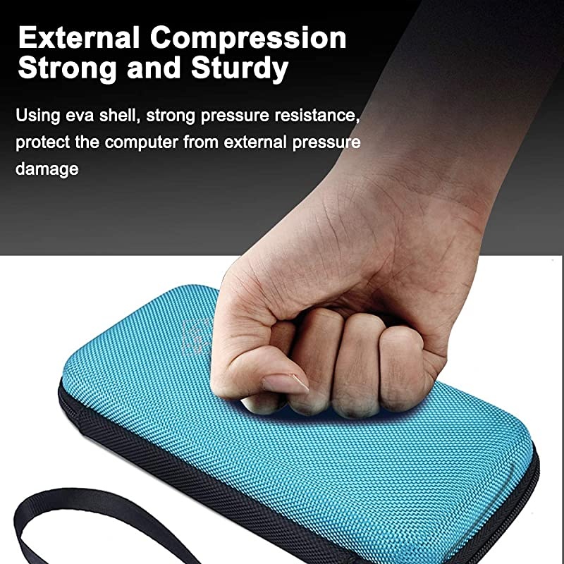 Hard EVA Shockproof Carry Case Bag Pouch for Texas Instruments TI84 Plus CEColor TI83 PlusTI89 Titanium HP 50G Graphing Scientific Financial Calculators Blue