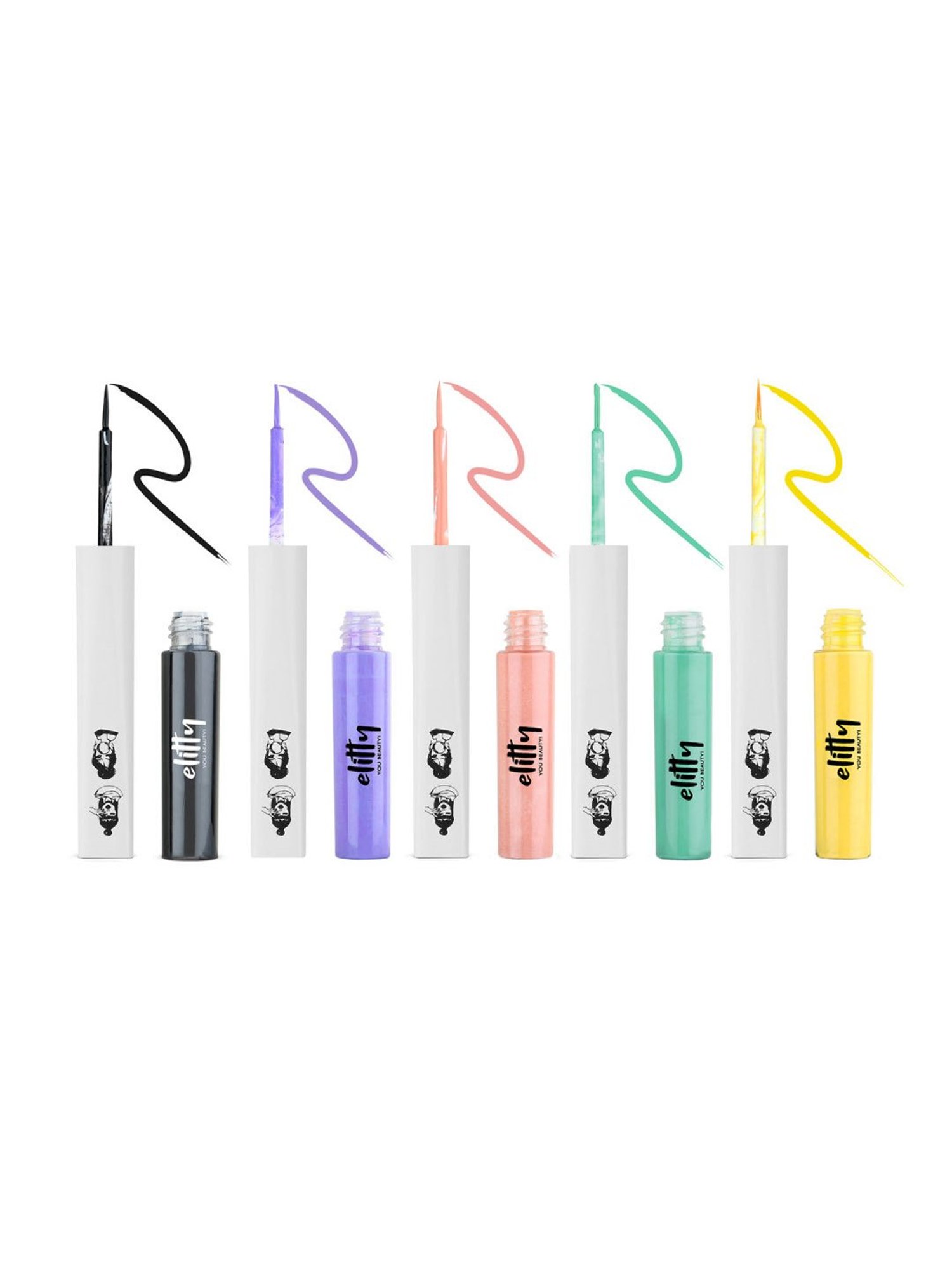 Elitty Eye Gotta Feeling Famous Five Eyeliners Combo - Pack of 5