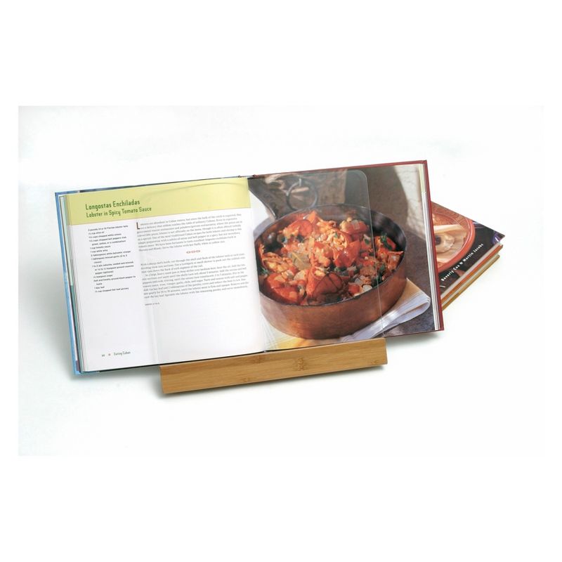 Lipper International Bamboo/Acrylic Cookbook Holder