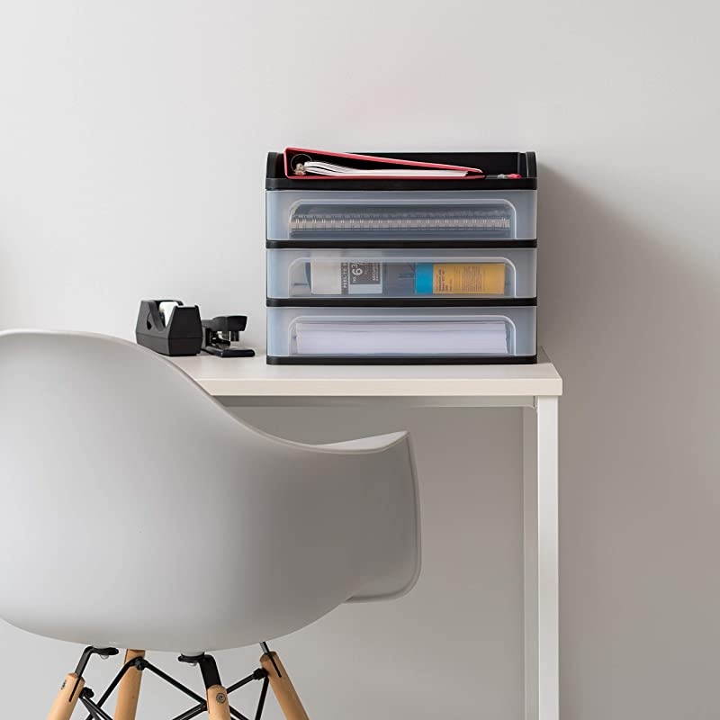 Medium Desktop Drawer System, 2 Pack, Black (586160)