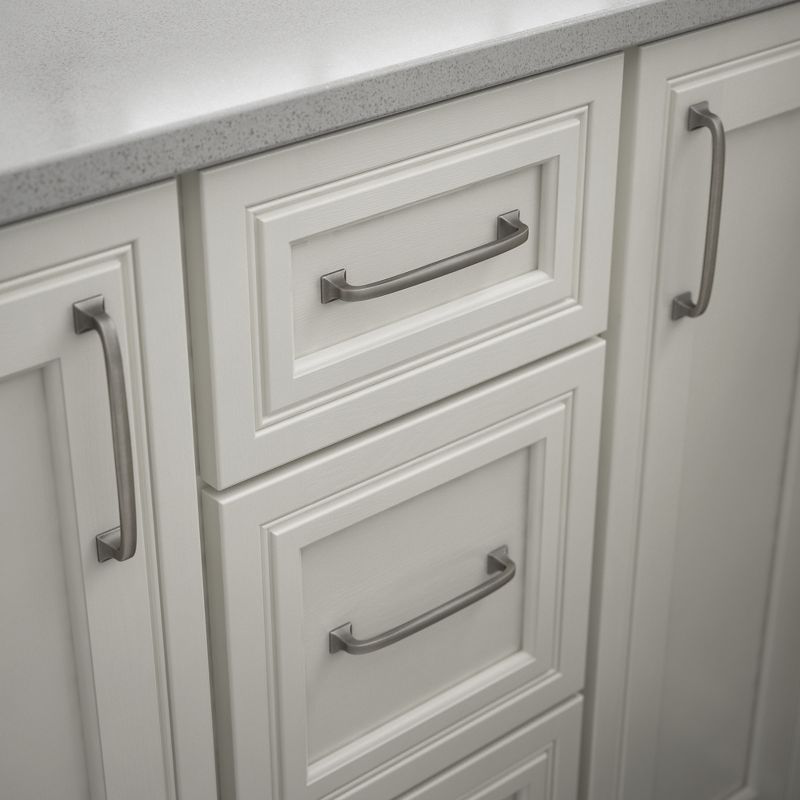 Franklin Brass 10pk 5" Lombard Pull Heirloom Silver