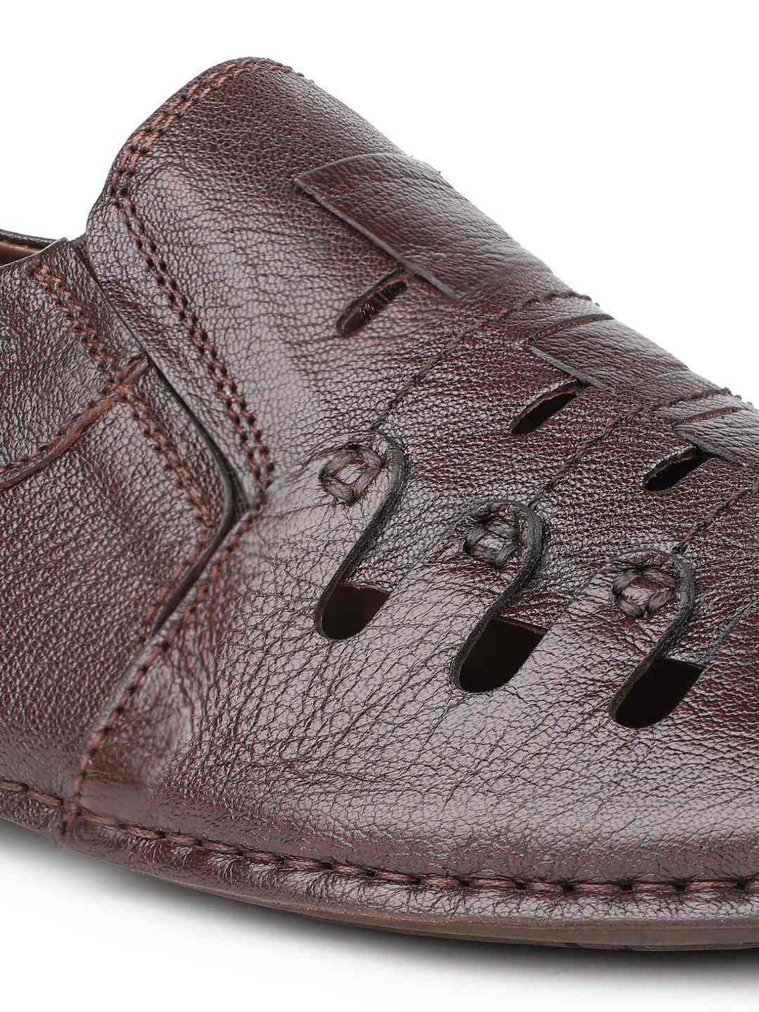 Privo by Inc.5 Men's Brown Fisherman Sandals