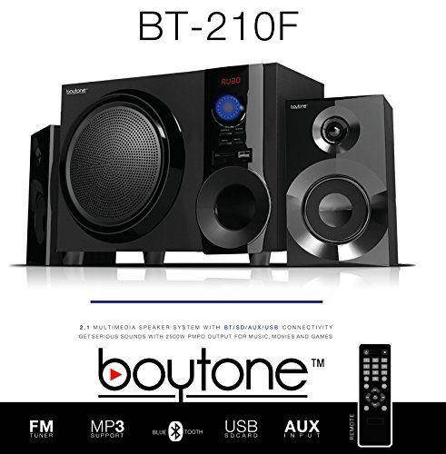 Boytone BT-210FB Wireless Bluetooth Speaker, Powerful Sound, Bass System, Excellent Clear Sound & FM Radio, Remote Contr