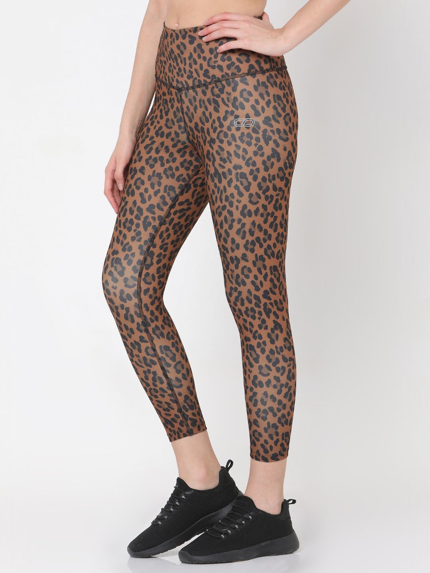 SILVERTRAQ Brown Animal Print Leggings