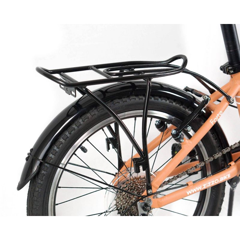 ZiZZO Forte Duty 7-Speed 20" Folding Bike - Coral