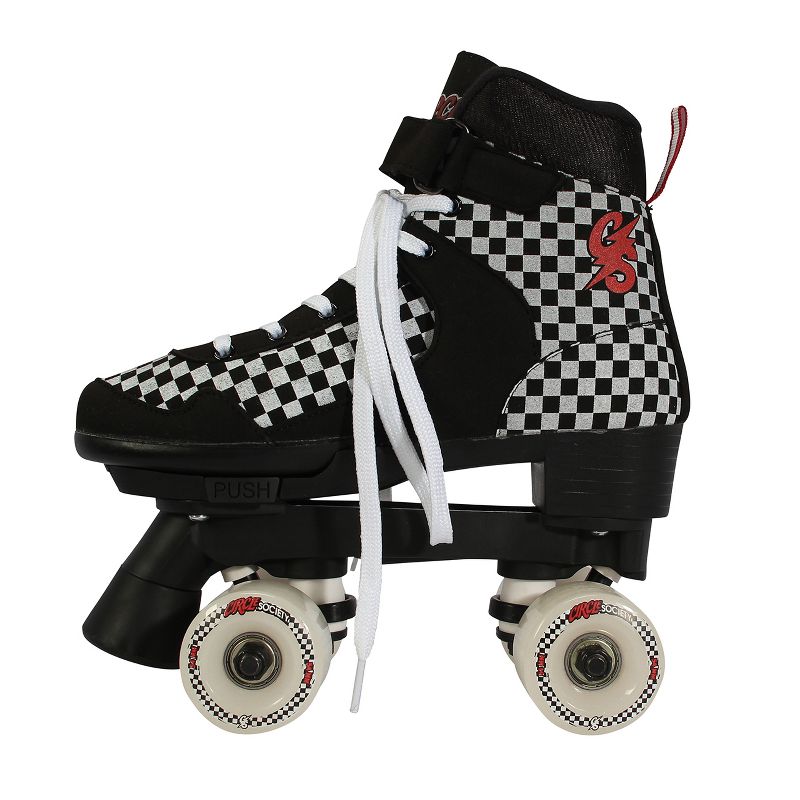 Circle Society Adjustable Skate - Street Checkered 3-7