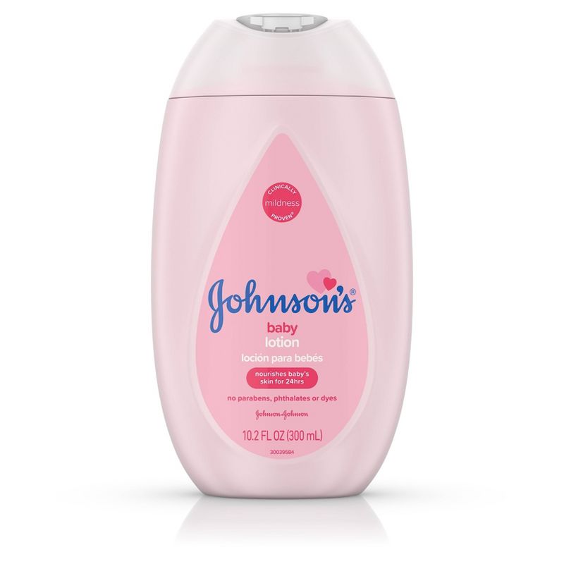 Johnson's Moisturizing Pink Baby Lotion with Coconut Oil - 10.2oz
