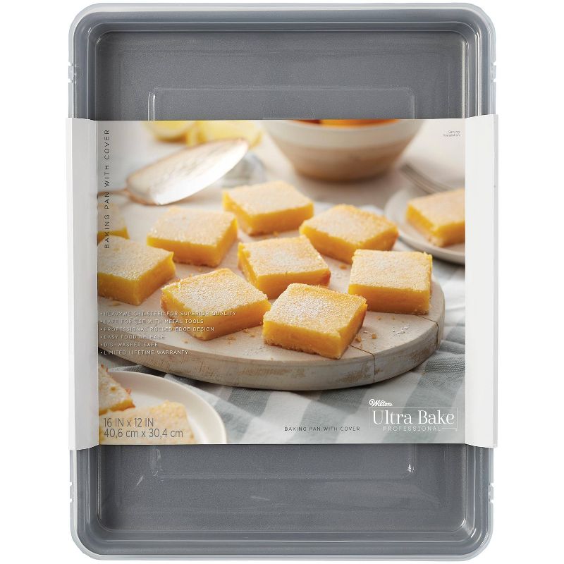 Wilton Ultra Bake Professional 12" x 16" Nonstick Large Baking Pan with Cover