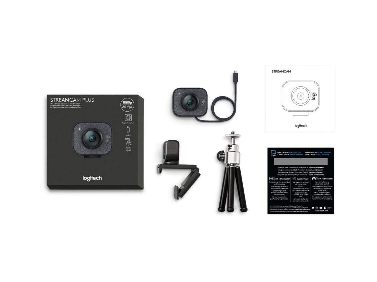 Logitech StreamCam, 1080P HD 60fps Streaming Webcam with USB-C and Built-in Microphone (In Hand)1080P at 60 fps The ultimate streaming experience for both creator And audience with ultra-smooth