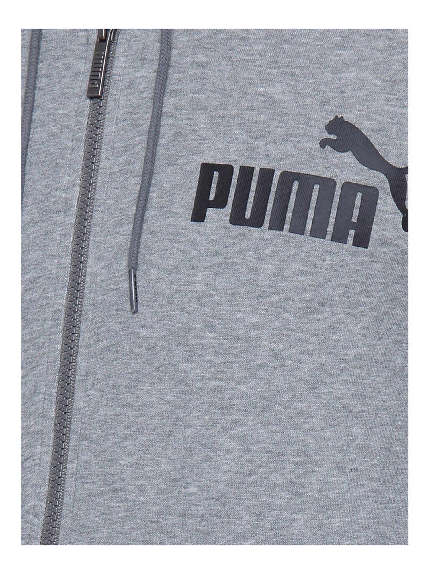 Puma Grey Printed Regular Fit Jacket