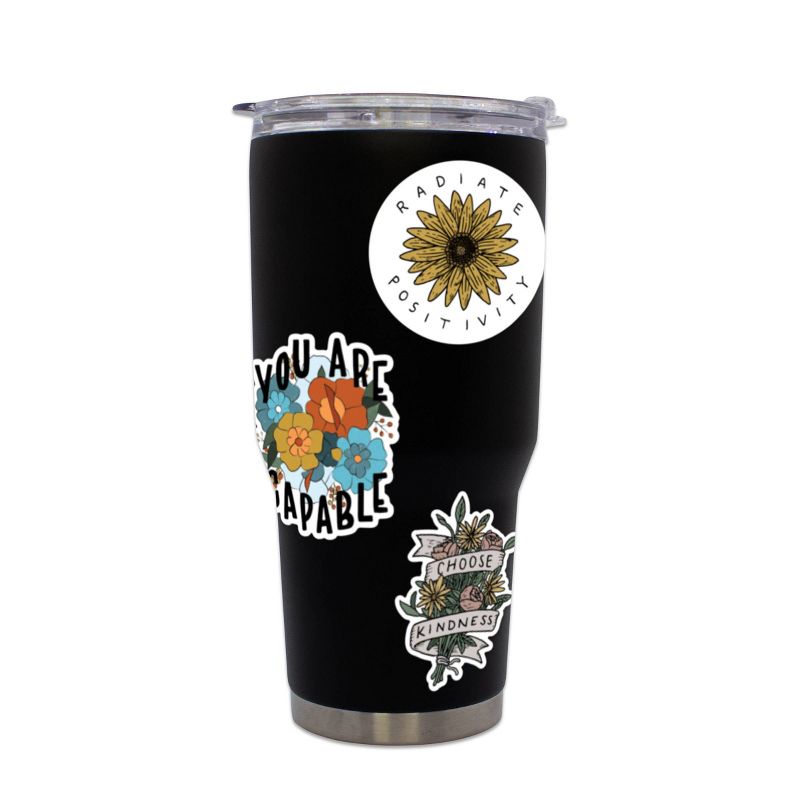 Big Moods Positivity Floral Sticker Pack 5pc