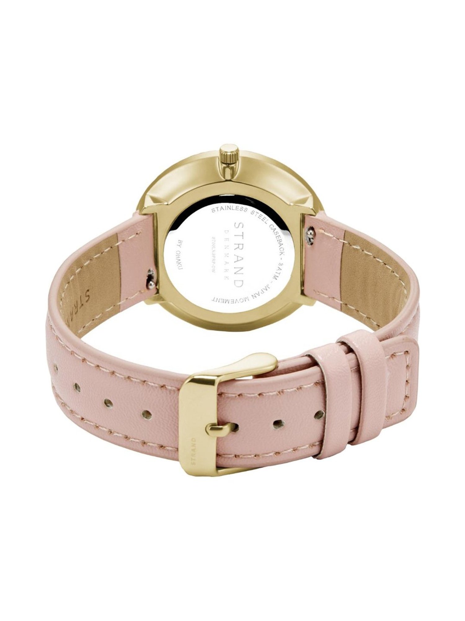 STRAND by Obaku S700LXGPRP-DW Wave Flamingo Analog Watch for Women